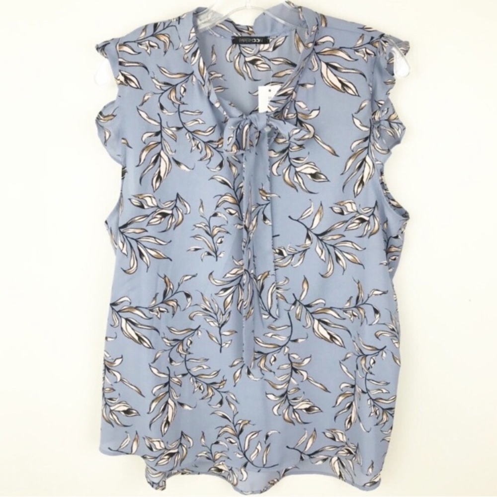 Papermoon for Stitchfix Jinean Tie Blouse